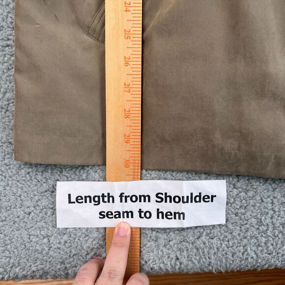 St. Johns Bay Jacket Womens XL Beige Black Collared Zip Up Snap Lined Pockets - Picture 5 of 10